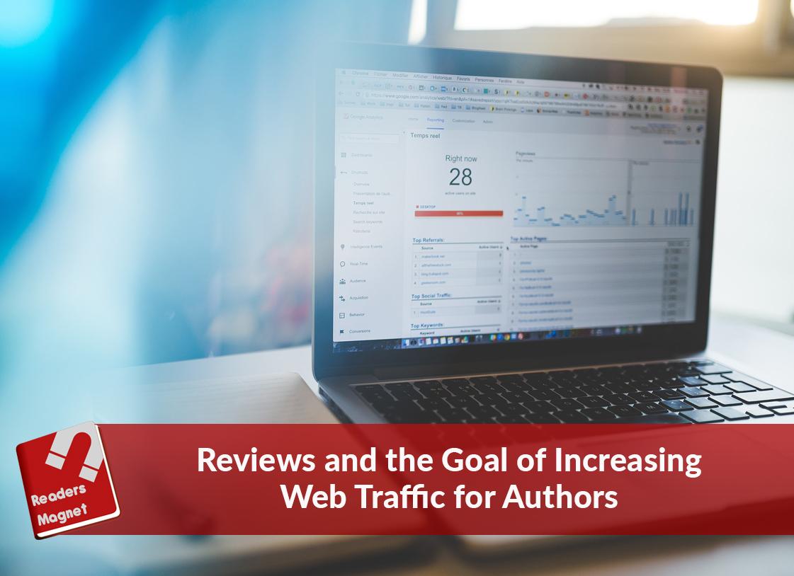 Reviews and the Goal of Increasing Web Traffic for Authors