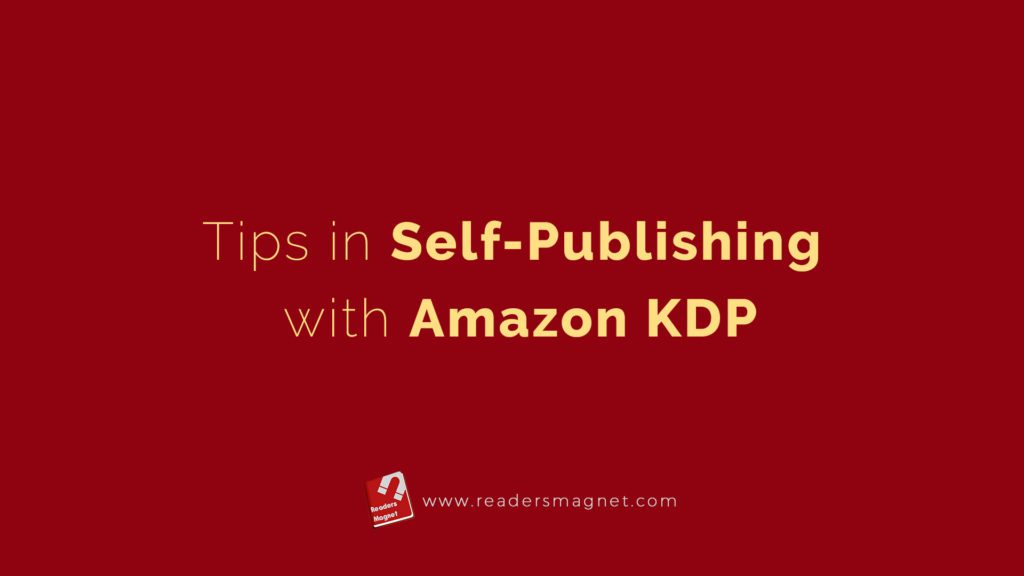 Tips In Self Publishing With Amazon bannerKdp