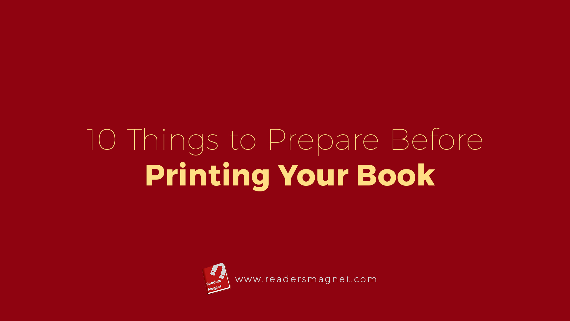 10 Things To Prepare Before Printing Youbannerr Book