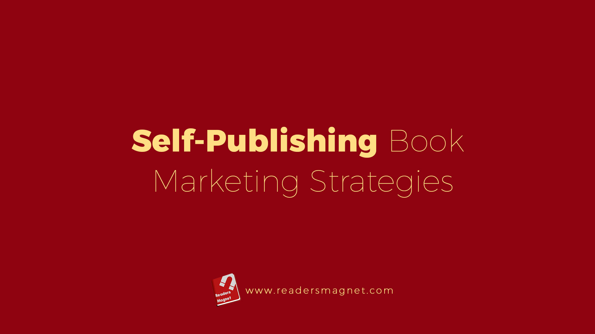 Self Publishing Book Marketing Strategies banner