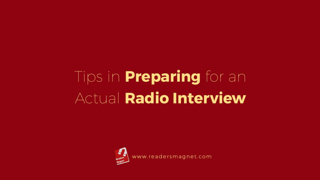 Tips In Preparing For An Actual Radio Interview