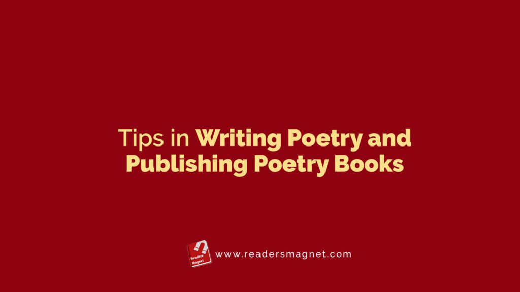 Tips In Writing Poetry And Publishing Poetry Books banner