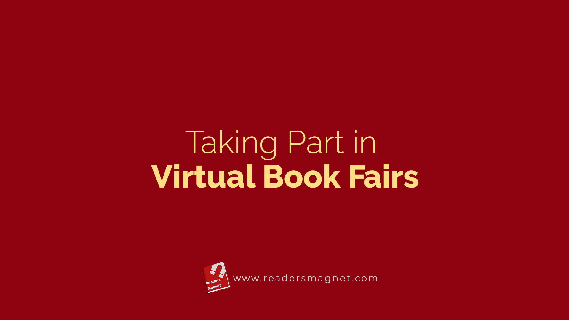 Taking Part In Virtual Book bannerFairs