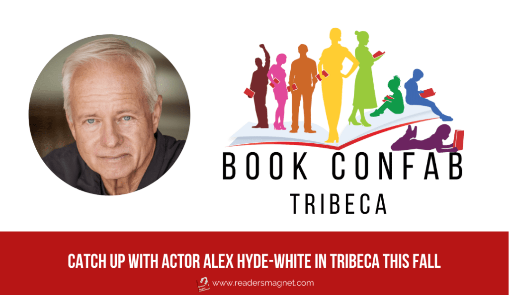 alex hyde-white headshot and book confab logo