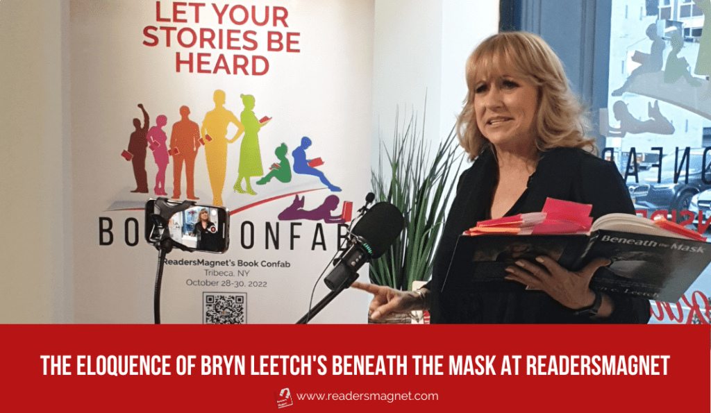 Bryn Leetch speaking at the Book Confab