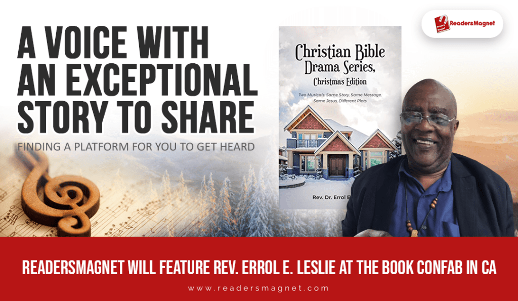 Rev. Errol E. Leslie at ReadersMagnet Book Confab in San Francisco
