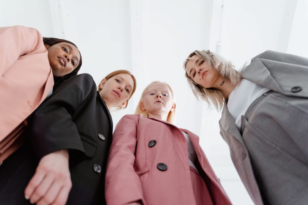 a photo of women as leaders