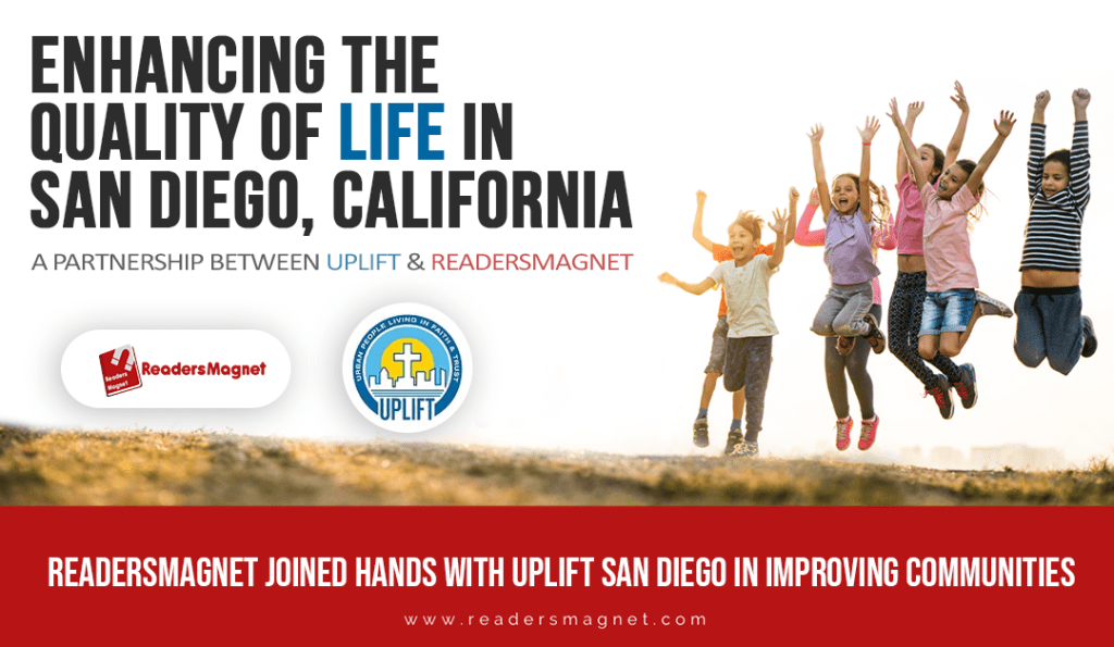 UPLIFT San Diego and ReadersMagnet