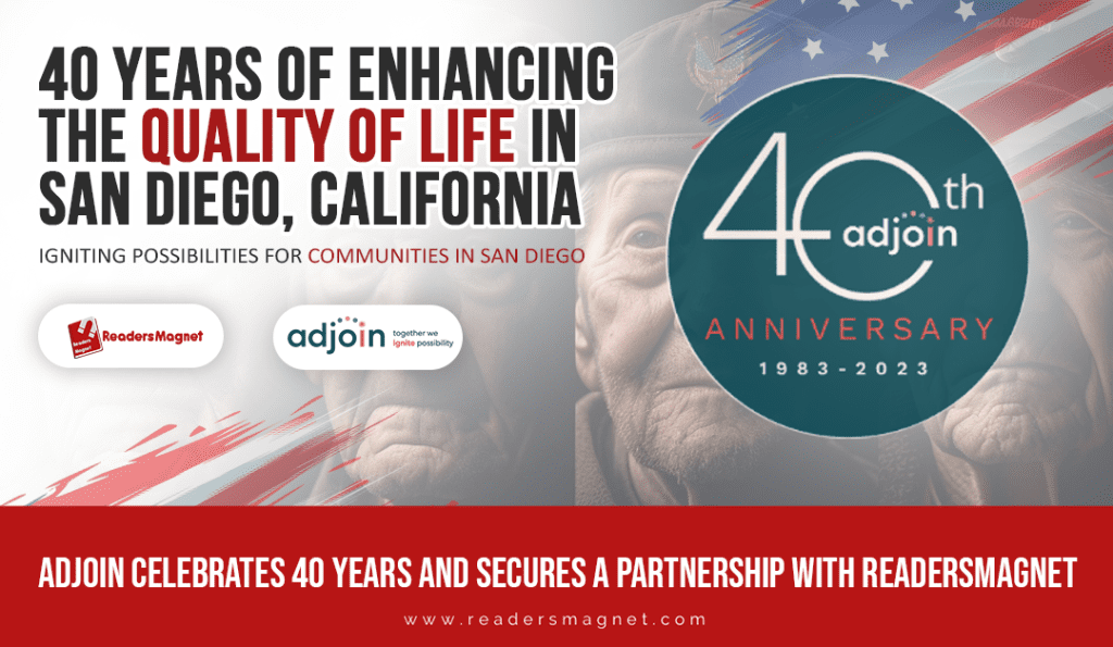 Adjoin and ReadersMagnet partnership anniversary