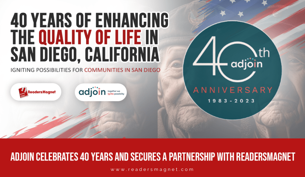Adjoin Celebrates 40 Years and Secures a Partnership with ReadersMagnet ...