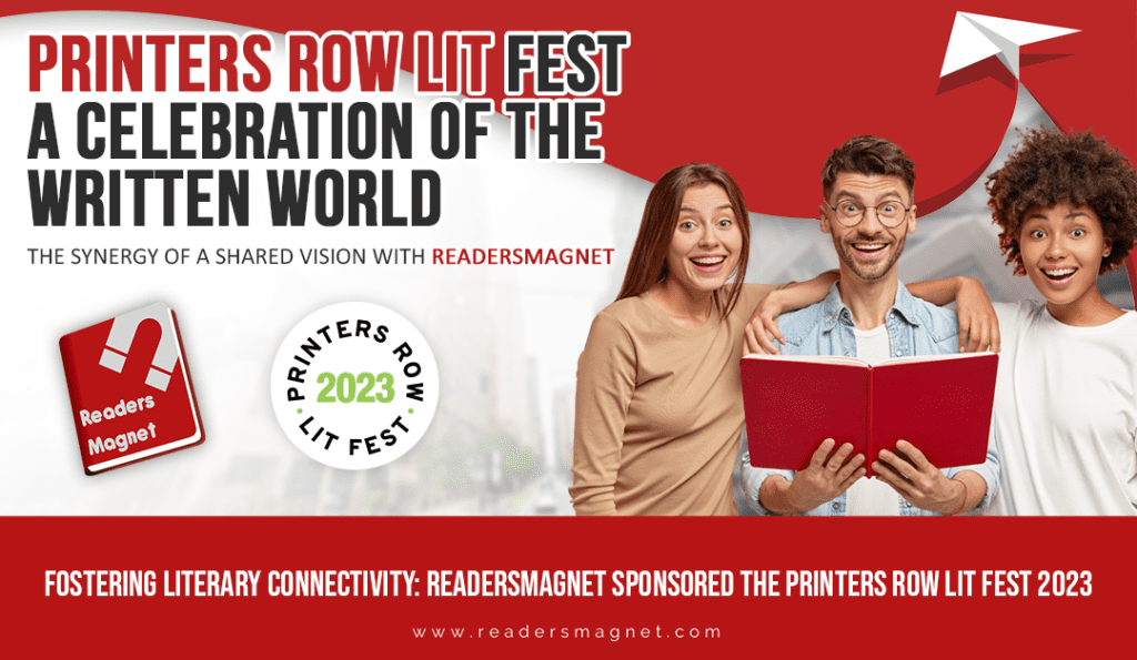 ReadersMagnet sponsored the Printers Row Lit Fest 2023