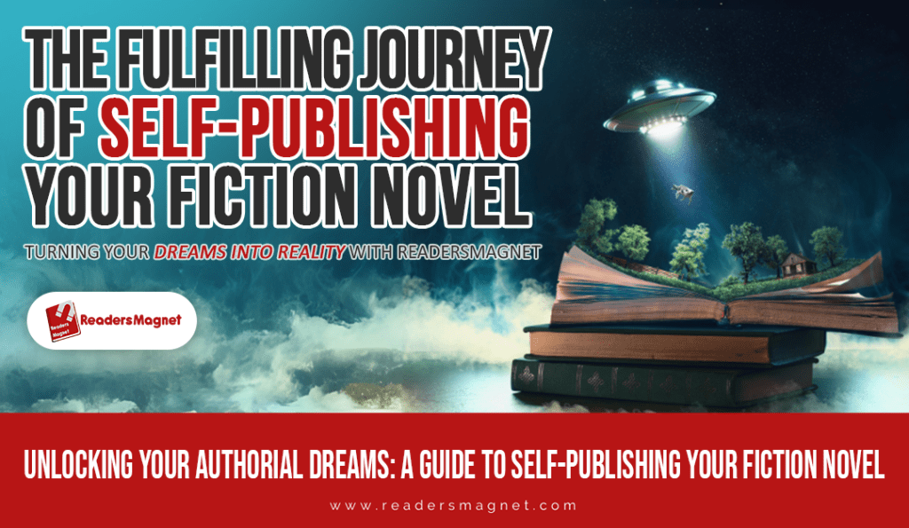 self-publishing your fiction novel with ReadersMagnet