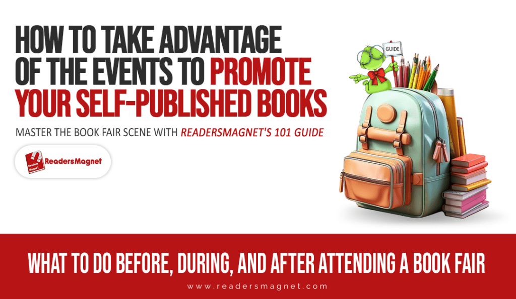 Attending a book fair with ReadersMagnet