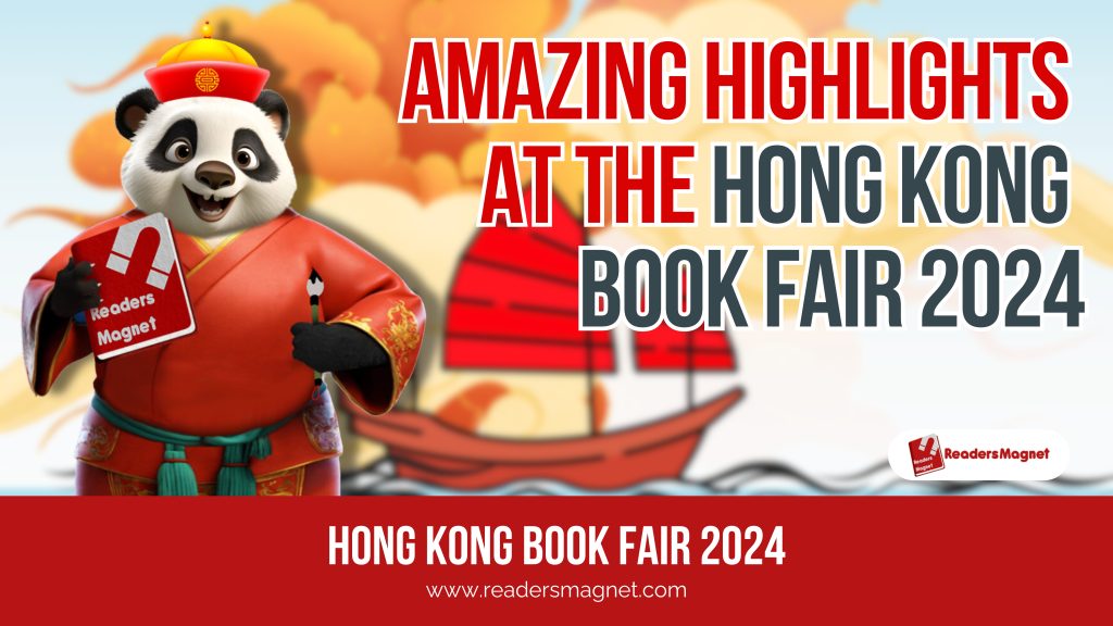 A graphic banner image for the Hong Kong Book Fair 2024.