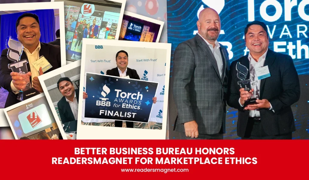 BBB featured image_John Carl Abines Vice-President of ReadersMagnet with Matthew Fehling the President & CEO of BBB